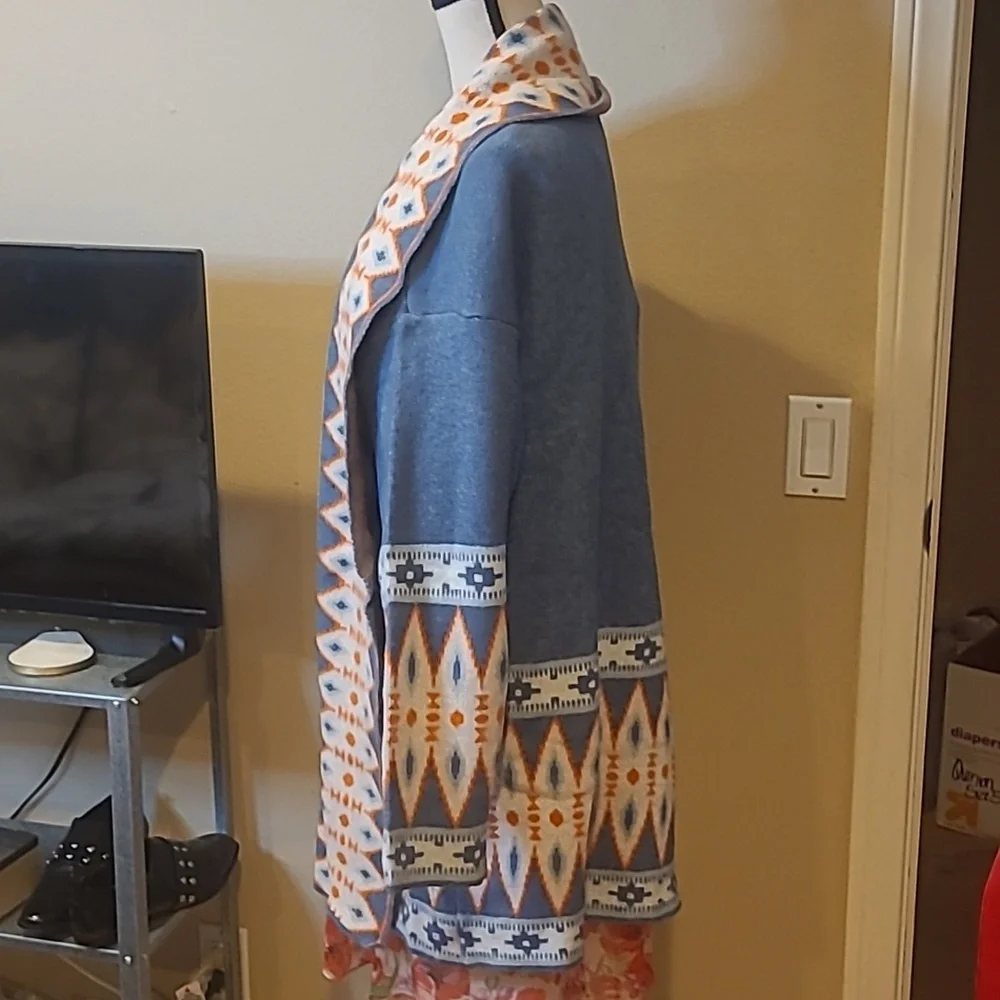 Beautiful Fall Heavy Cardigan Sooo Cozy sz S M L XL - Picture 10 of 13